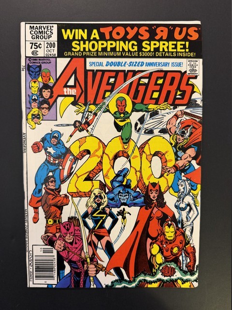 Avengers #200 1980 Key Anniversary Issue 1st App Marcus Immortus FN/VF 7.0 Perez Avengers #200 1980 Key Anniversary Issue 1st App Marcus Immortus FN/VF 7.0 Perez