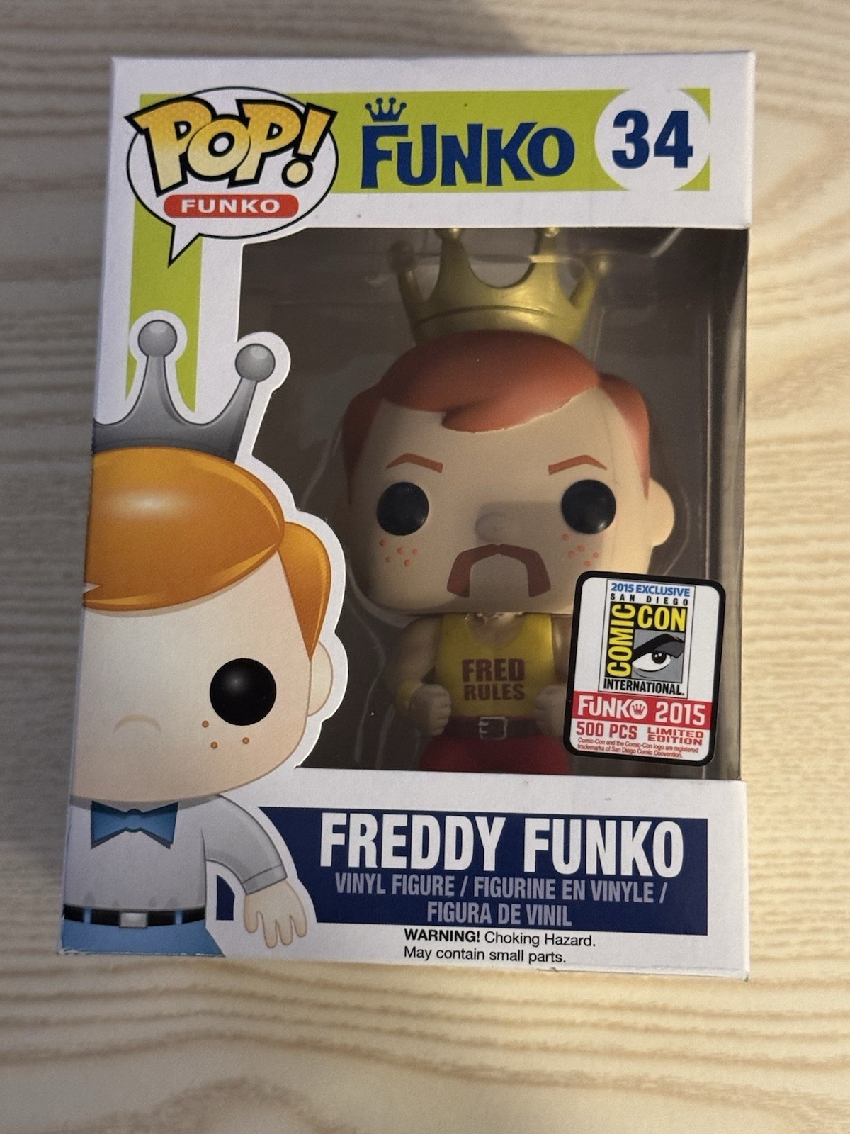 Funko Pop - Freddy Funko - Hulk Hogan #34 SDCC 2015 Exclusive Fundays +armor