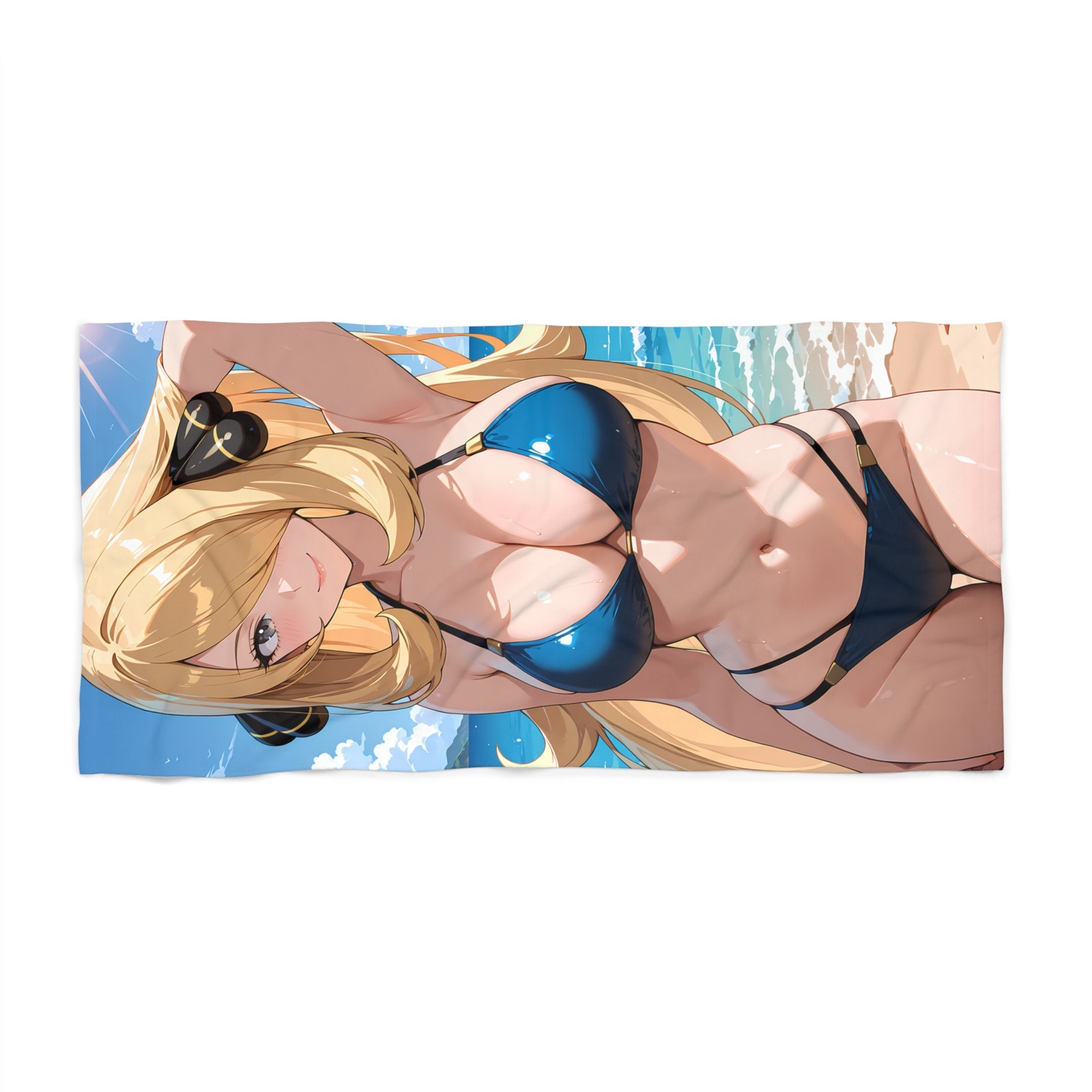 Cynthia シロナ Pokemon Anime Girl Beach Bikini Beach Towel Cynthia シロナ Pokemon Anime Girl Beach Bikini Beach Towel