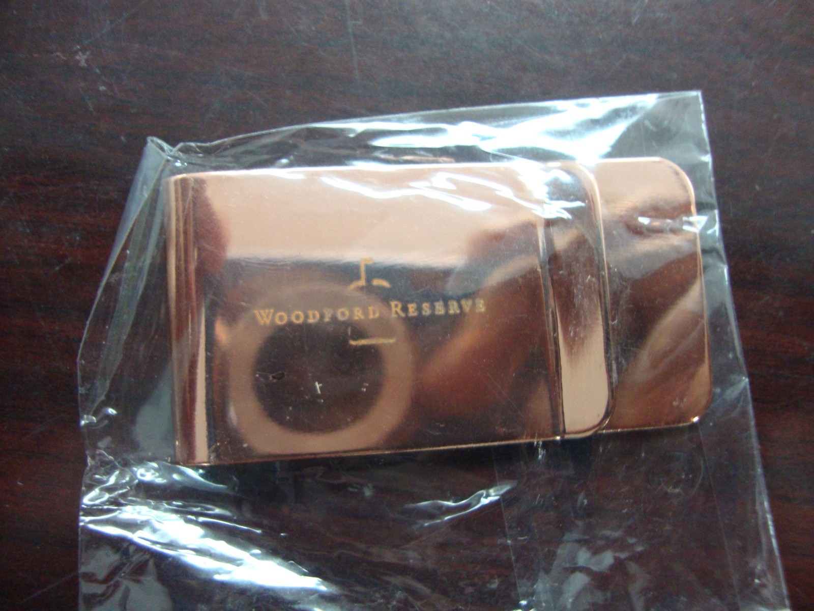 Lot of 7 Woodford Reserve Copper Money Clips Bourbon Whiskey Promo New Sealed