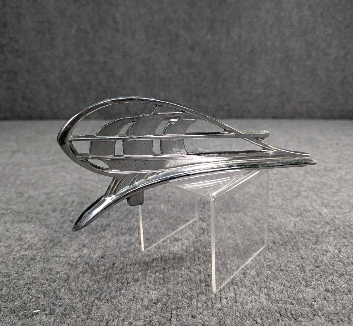 REPLICA 1936 Plymouth Ship Sailing Hood Ornament Rat Rod Patina