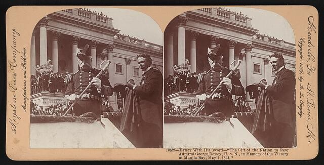 Photo:George Dewey Manila Bay Sword 1899 Rear Admiral U.S.N.