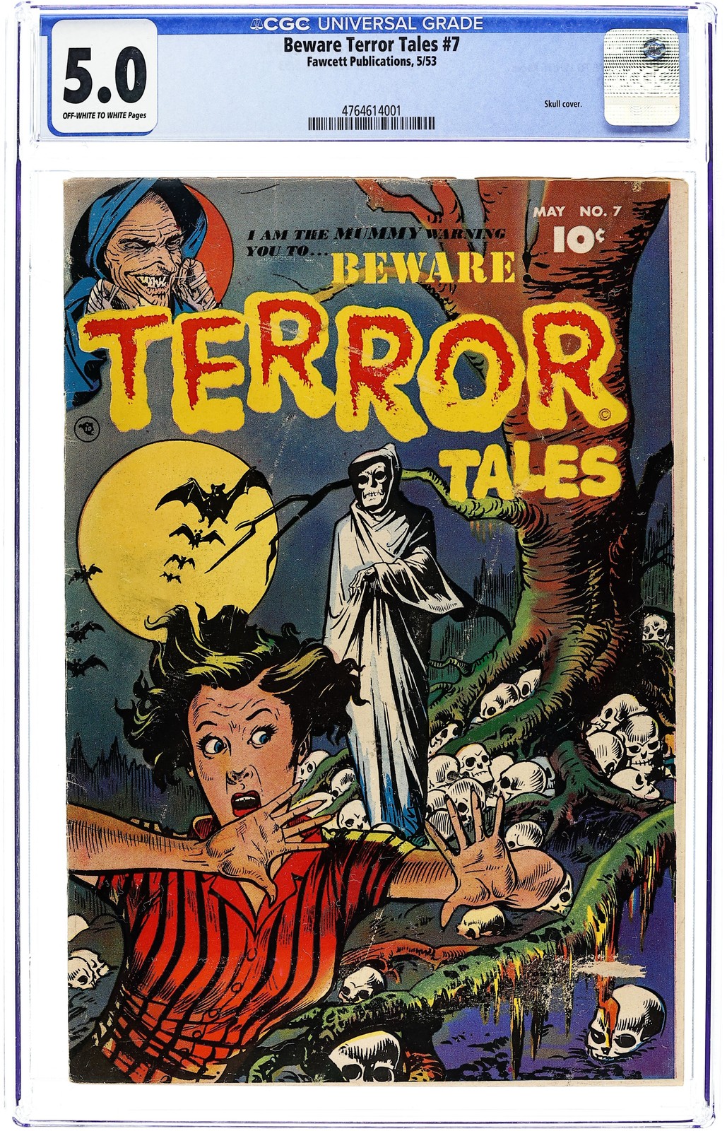 Beware Terror Tales #7 CGC 5.0 1953 4764614001