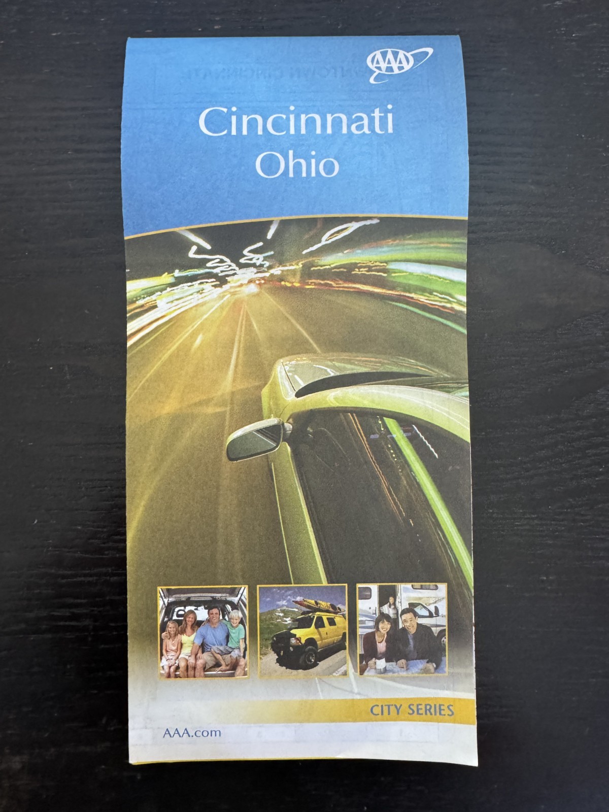AAA Road Map-The Map of Cincinnati , Ohio - City Series - 2015
