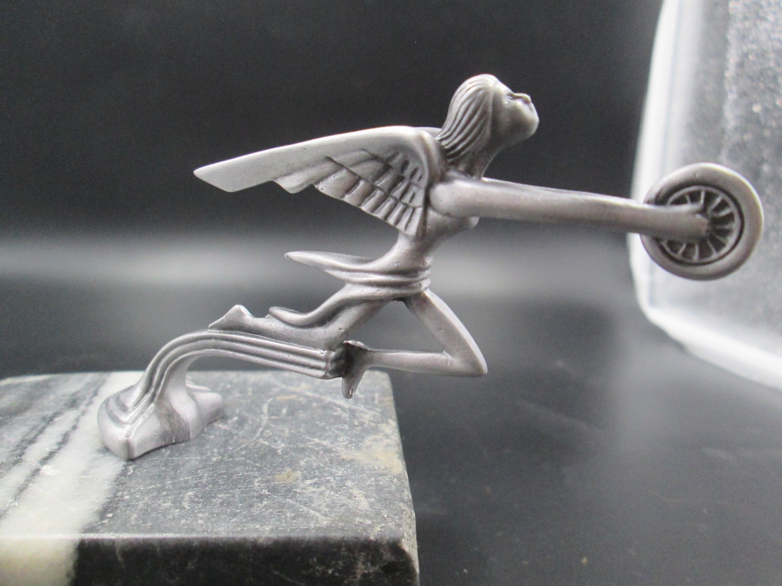 rare flying goddess packard   ratrod hotrod car hood ornament 