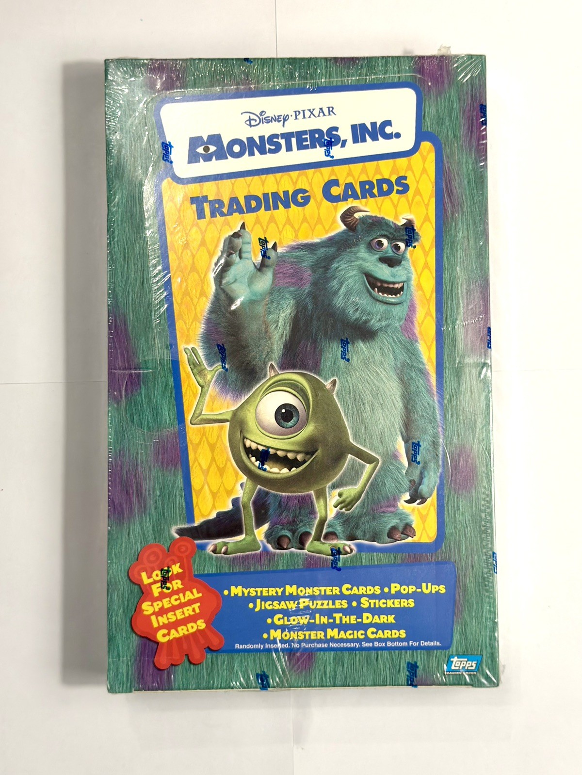 2001 Disney Pixar MONSTERS, INC. Topps Trading Cards Factory Sealed Box 