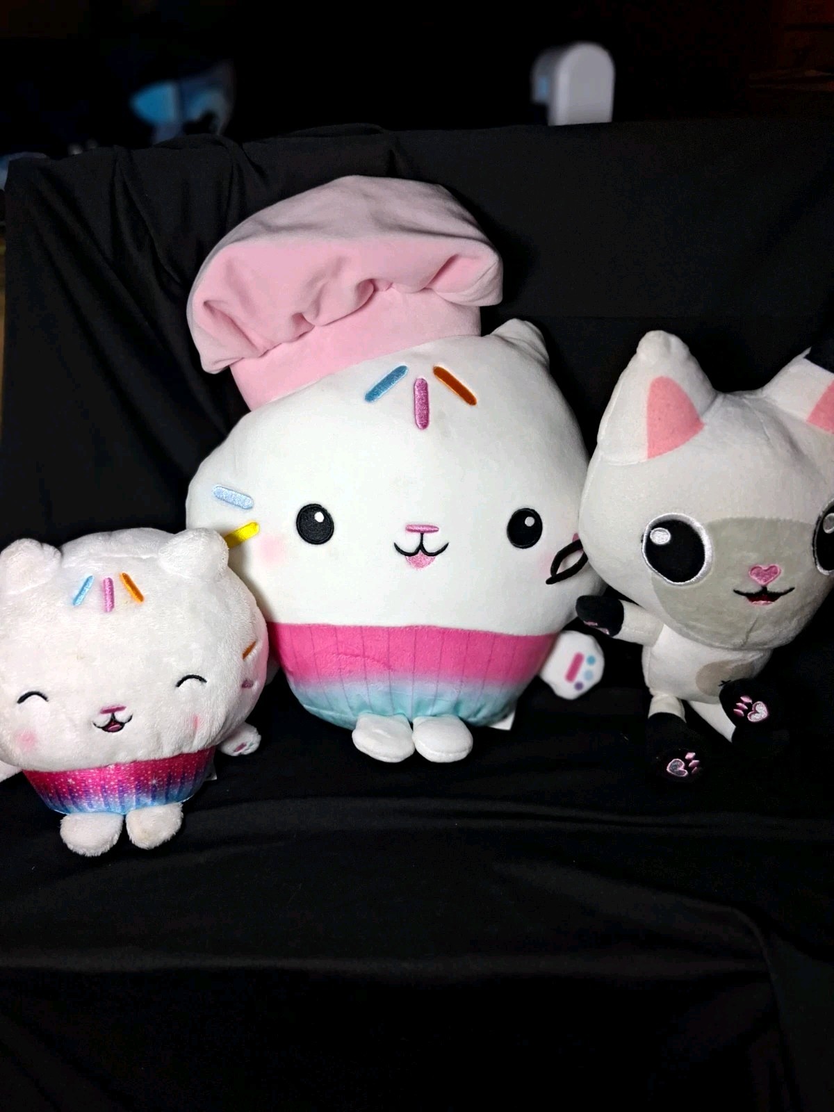 Spin Master Gabby's Dollhouse Gabby Cat Plush Stuffed Animals Lot of 3