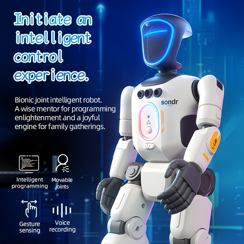AI Robot Companion with Programmable Voice Commands & Smart Remote Control - Ges