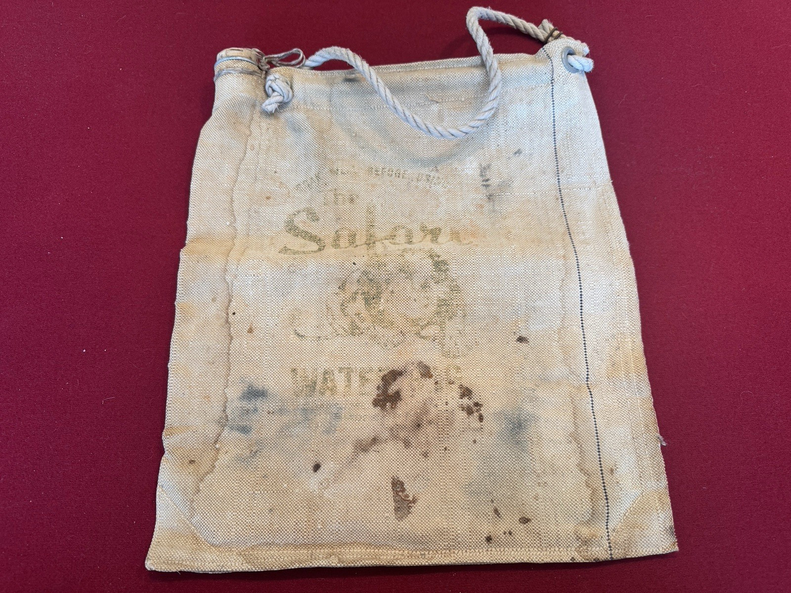 ANTIQUE 1930S 1940S 1950S ACCESSORY AUTO SAFARI WATER BAG CHEVY FORD MOPAR GM ANTIQUE 1930S 1940S 1950S ACCESSORY AUTO SAFARI WATER BAG CHEVY FORD MOPAR GM