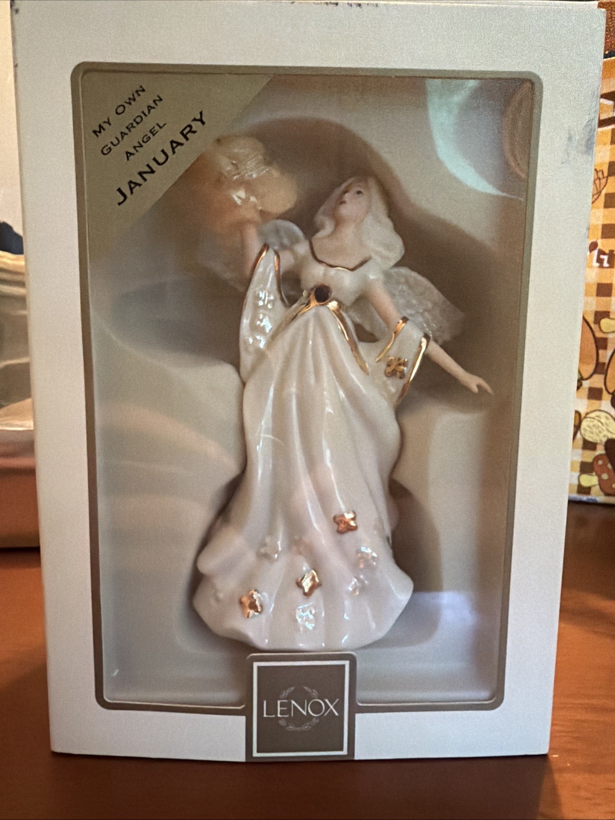 Lenox My Own Guardian Angel JANUARY Birthstone Birthday Gift Figurine New In Box Lenox My Own Guardian Angel JANUARY Birthstone Birthday Gift Figurine New In Box