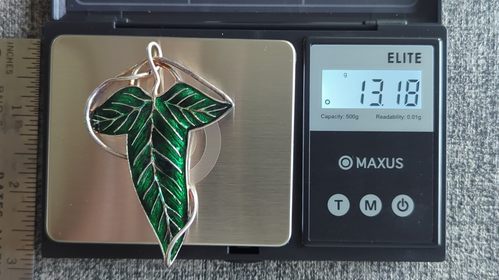 Vintage Original Lord of the Rings 925 Silver Elven Leaf Lórien Brooch Pin Vintage Original Lord of the Rings 925 Silver Elven Leaf Lórien Brooch Pin