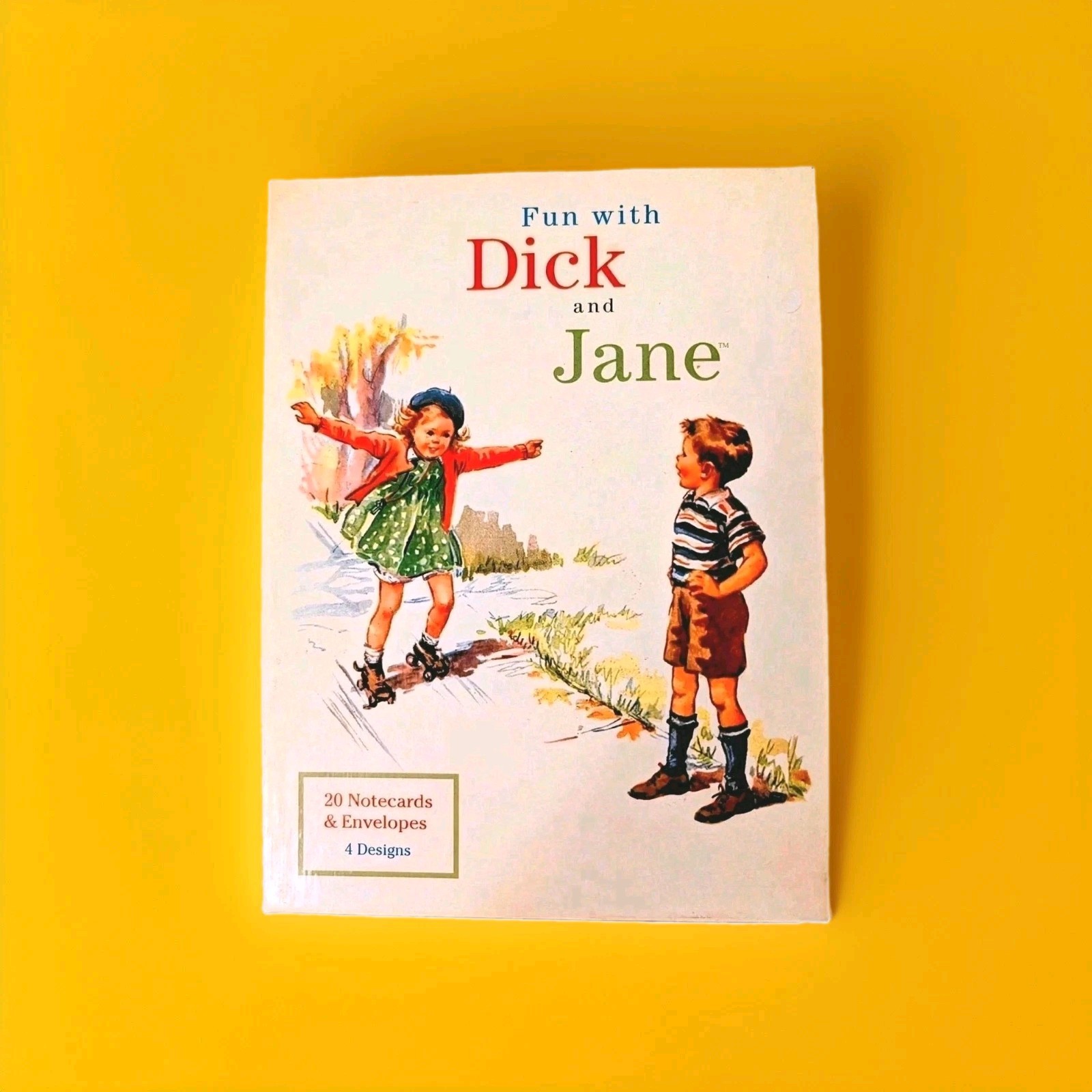 Fun with Dick and Jane Graphique de France Blank Note Cards & Envelopes 20 Boxed