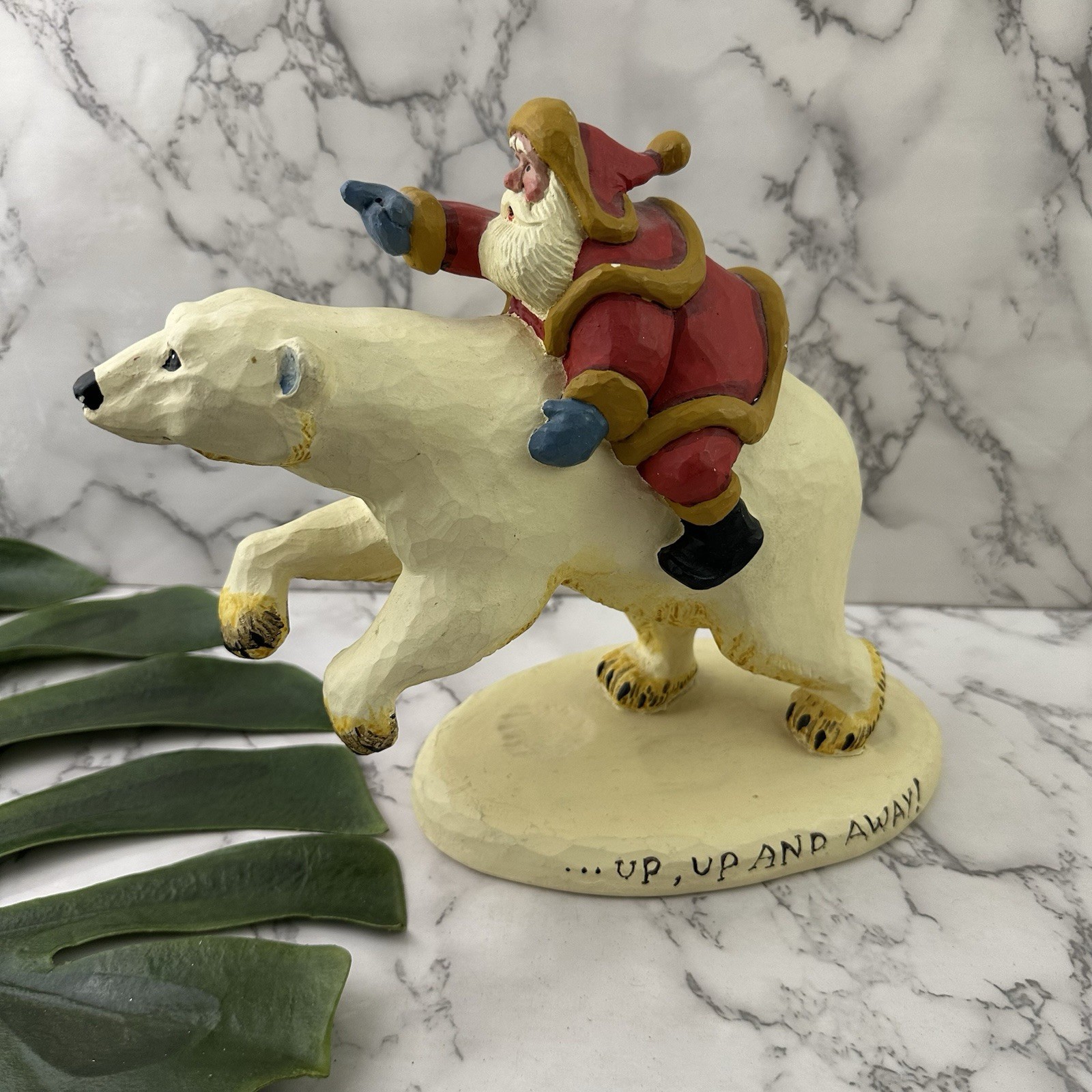 Vintage 97 House Of Hatten Santa Polar Bear Figure Susan M Smith Up And Away Vintage 97 House Of Hatten Santa Polar Bear Figure Susan M Smith Up And Away