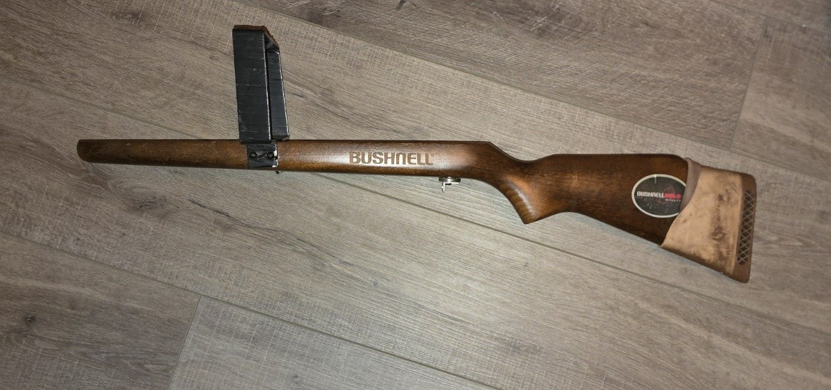 Vintage Bushnell HOLOsight Dealer Display Dummy Rifle Stock Advertising Prop