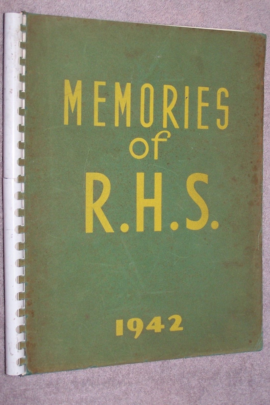 1942 Republic High School Yearbook Annual Republic Ohio OH