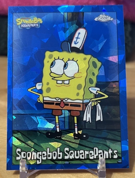 2025 Topps Chrome Saphire SpongeBob SquarePants #25