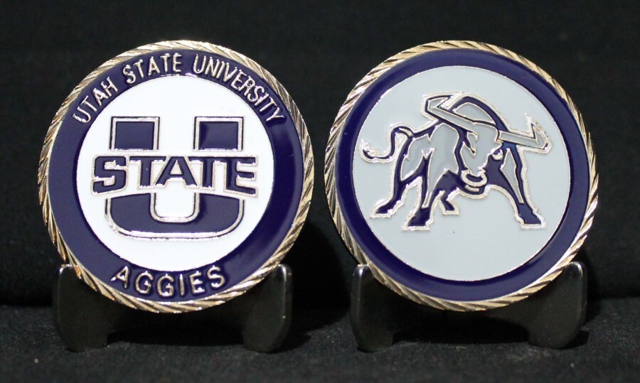UTAH STATE UNIVERSITY COLLEGIATE COLLEGE COLLECTIBLE CHALLENGE COIN NEW