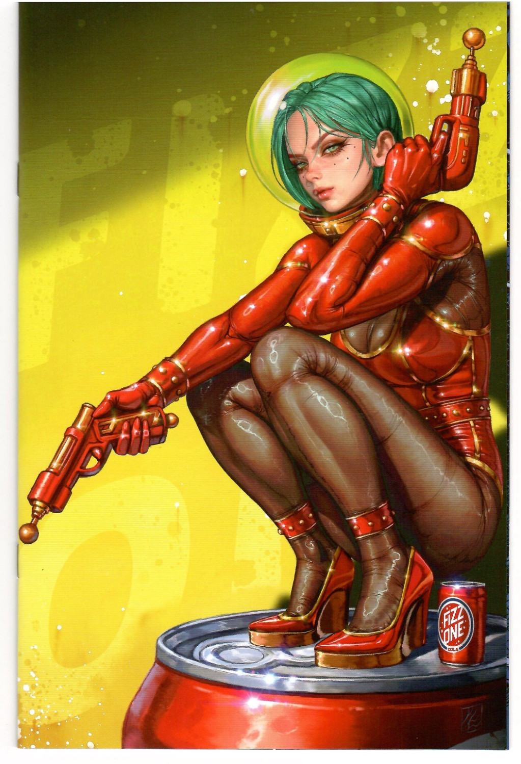 Pop Kill #1 (2026) Kyu Yong Eom Red Suit 1:5 Variant Ooh La La Blind Bag VF/NM-