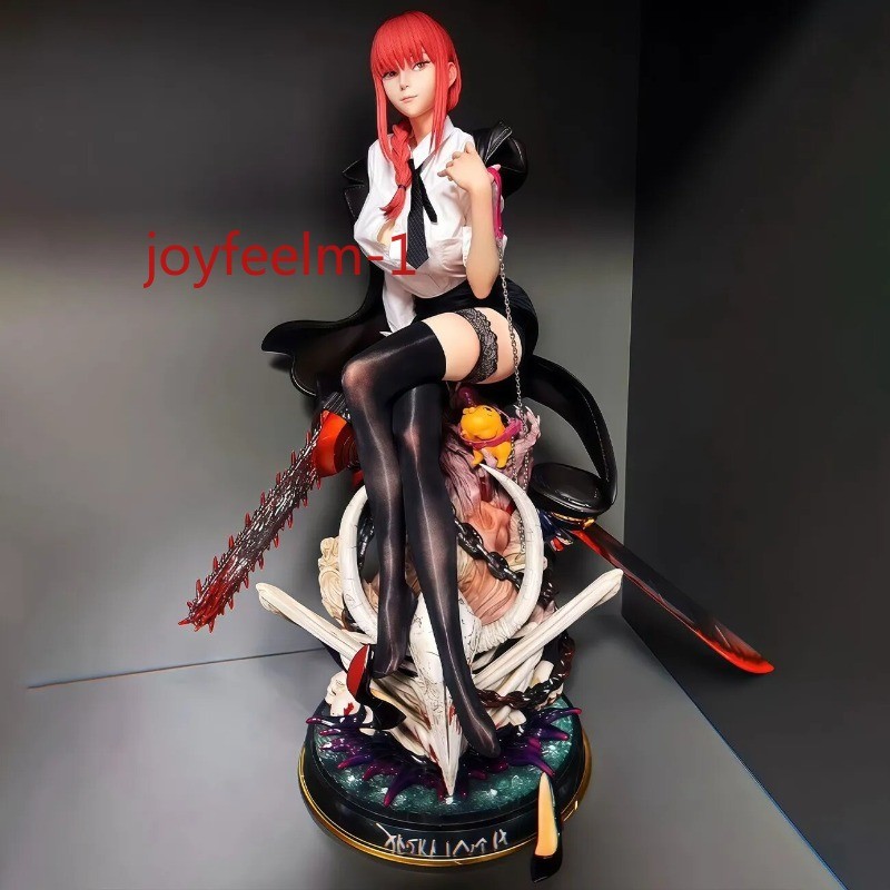 1/4 Chainsaw Man Makima Resin Model 46CM High Quality Version Christmas Gifts