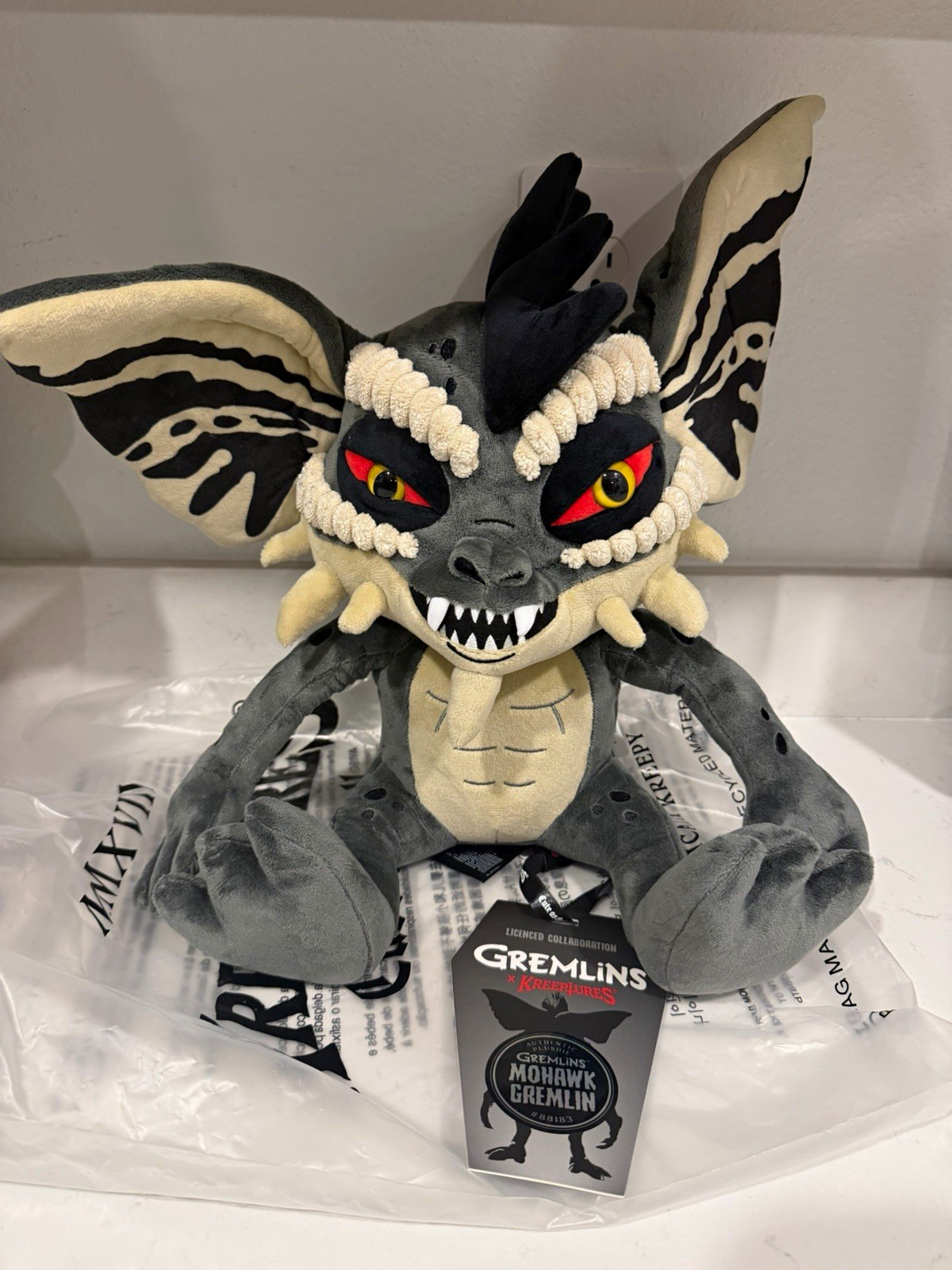 Killstar Kreeptures Gremlins Mohawk Gremlin Plush Toy #88183 New With Tags