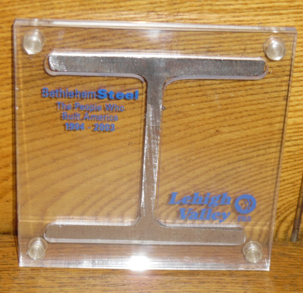 2003 Bethlehem Steel Lehigh Valley PBS Encased I-Beam Commemorative