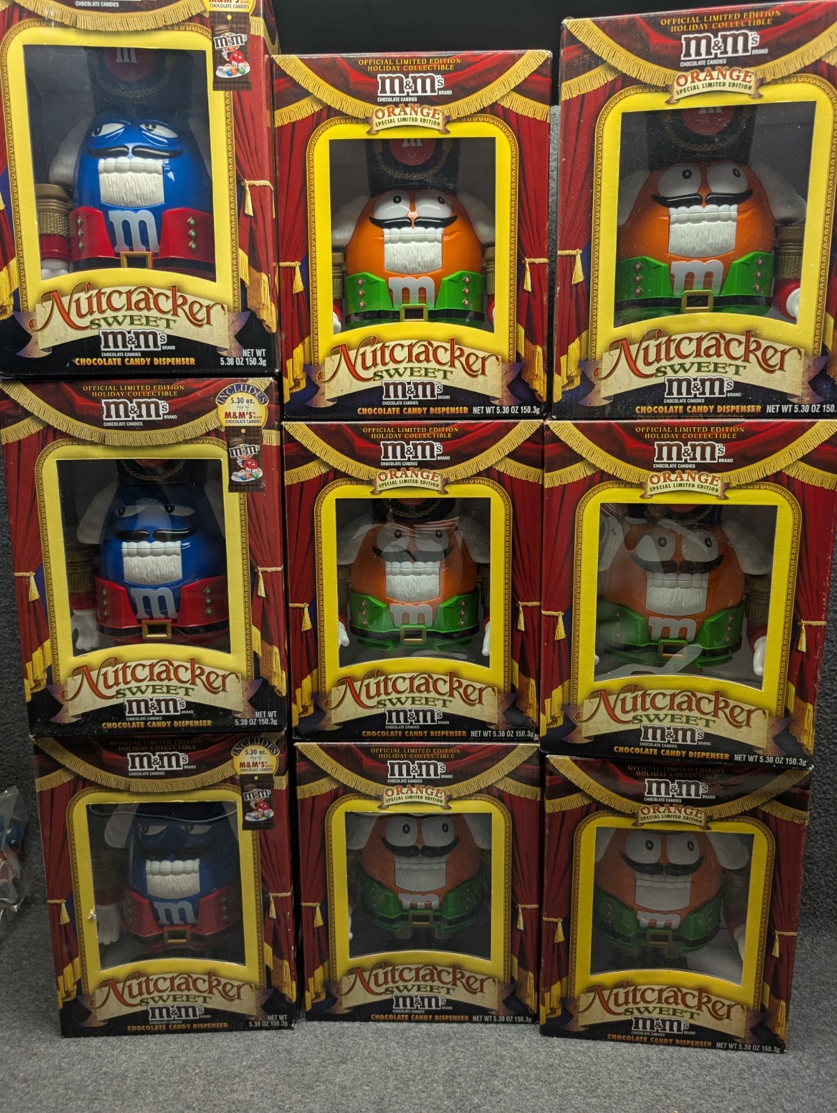 M&M\'s Nutcracker Sweet Candy Dispenser Holiday Limited Edition