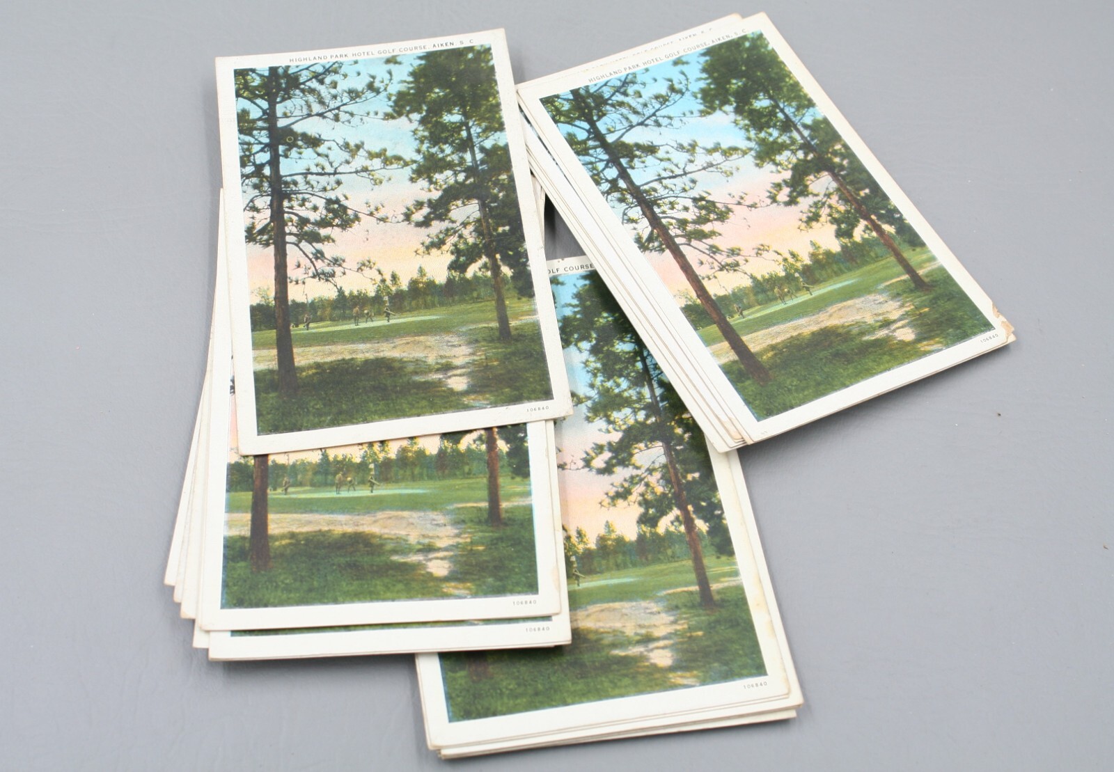 Vintage Postcards; Highland Park Hotel Golf Course, Aiken SC; several available