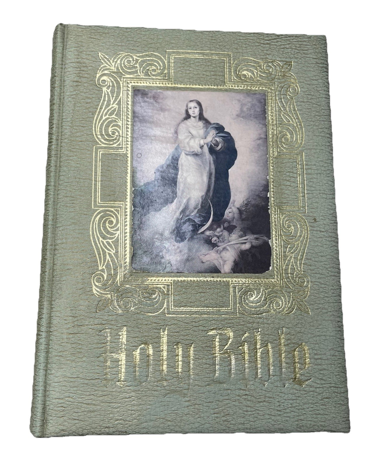 1969-1970 Catholic Holy Bible Confraternity Pope Paul VI Illustrated Color HC