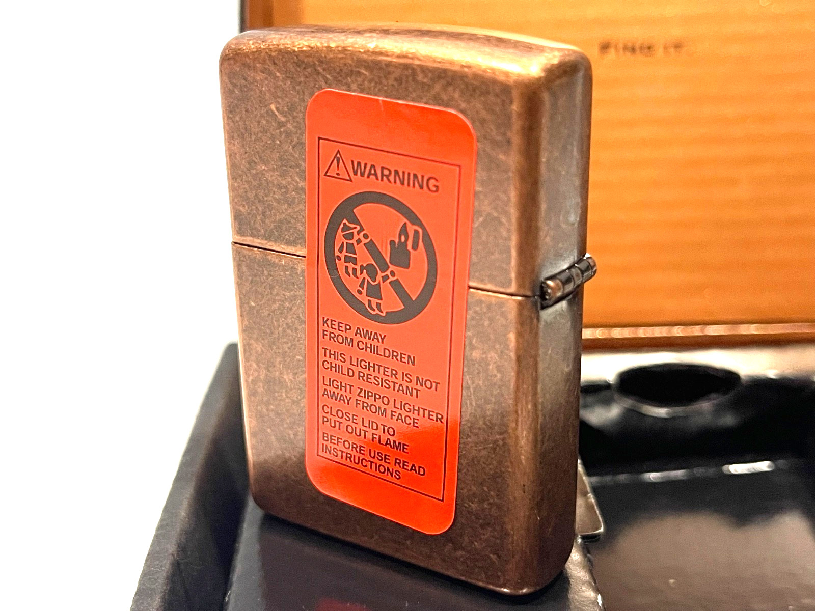 UNFIRED 2003 Zippo Marlboro Blend No. 27 Solid Copper Lighter B 03
