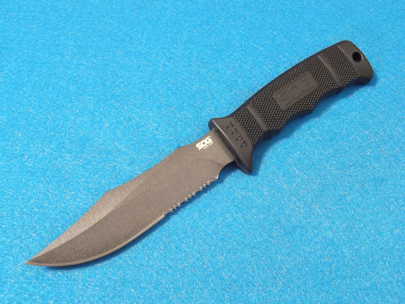 SOG M37K SEAL PUP AUS-8 fixed blade knife 9 3/8\