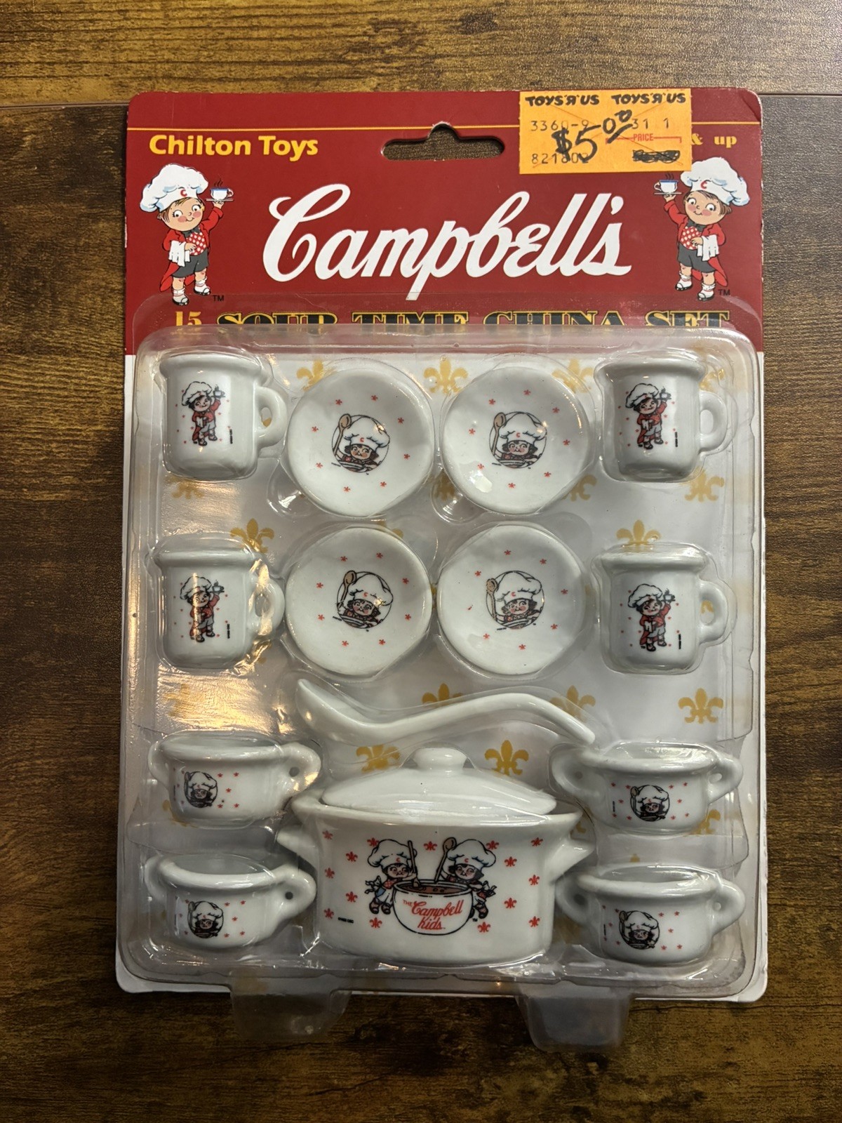 Campbell's Soup Time China Set by Chilton Toys - Miniature Play Set, New/Sealed Campbell's Soup Time China Set by Chilton Toys - Miniature Play Set, New/Sealed