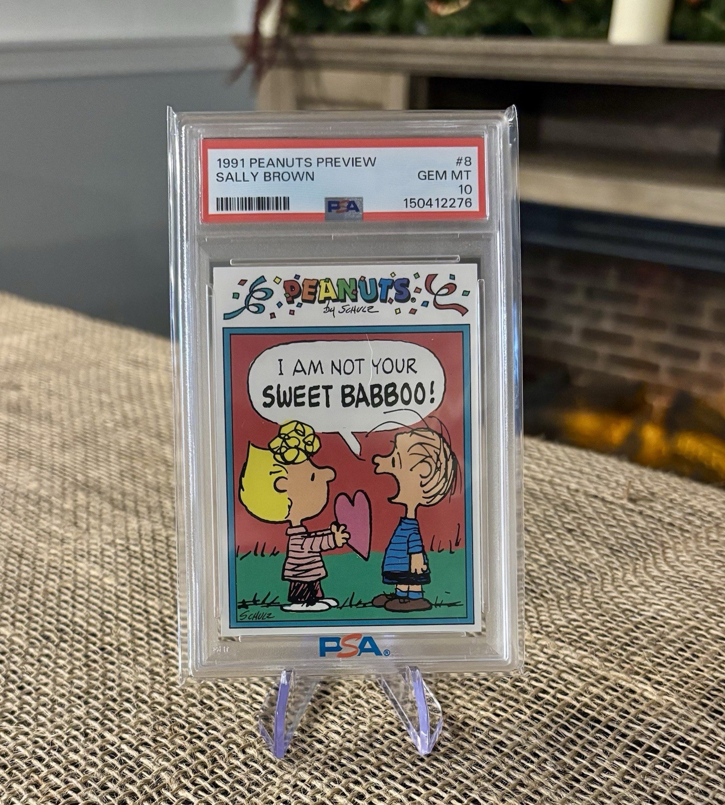 1991 Peanuts Preview Sally Brown PSA 10 Charlie Brown Lucy Schulz Linus Vintage