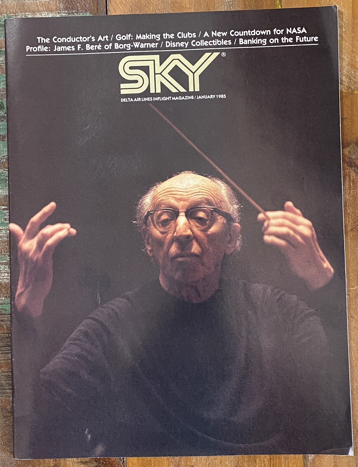 Sky Delta Airlines Inflight Magazine January 1985 • Distinctively Disney, Etc.