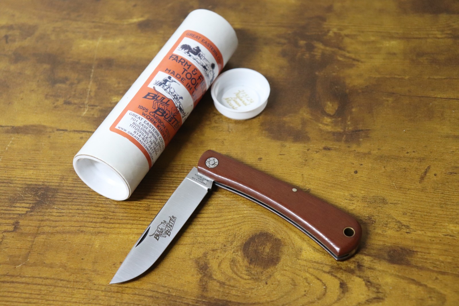 Great Eastern Cutlery Bull Buster Farm & Field Micarta Slipjoint