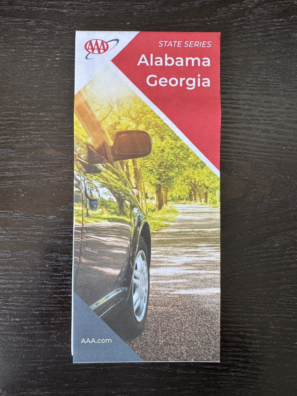 AAA Road Map-The Map of Alabama and Georgia-State Series-2022 incl Major Cities