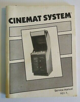Cinematronics Cinemat System Arcade MANUAL Original Video Game Service Repair