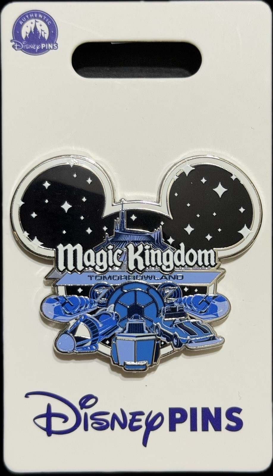 2026 Disney Parks Magic Kingdom Tomorrowland People Mover Space Mountain OE Pin