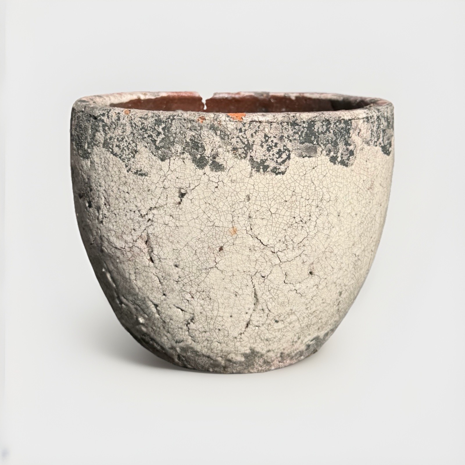 Beautiful Planter Crackled Glaze