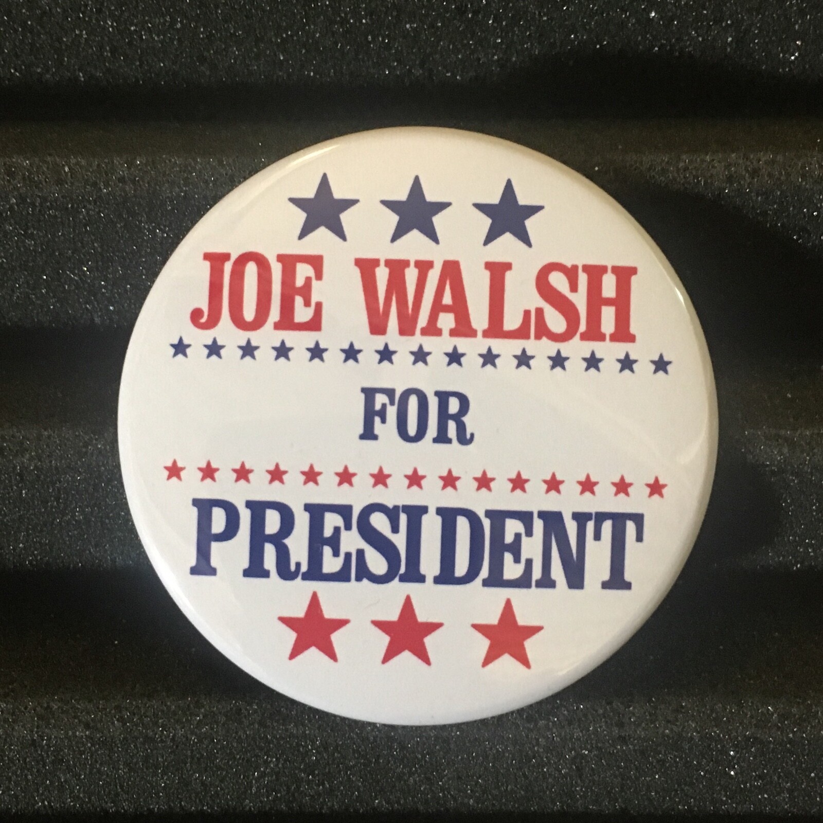 Joe Walsh For President Button Pin 1980 Eagles James Gang 2.25\
