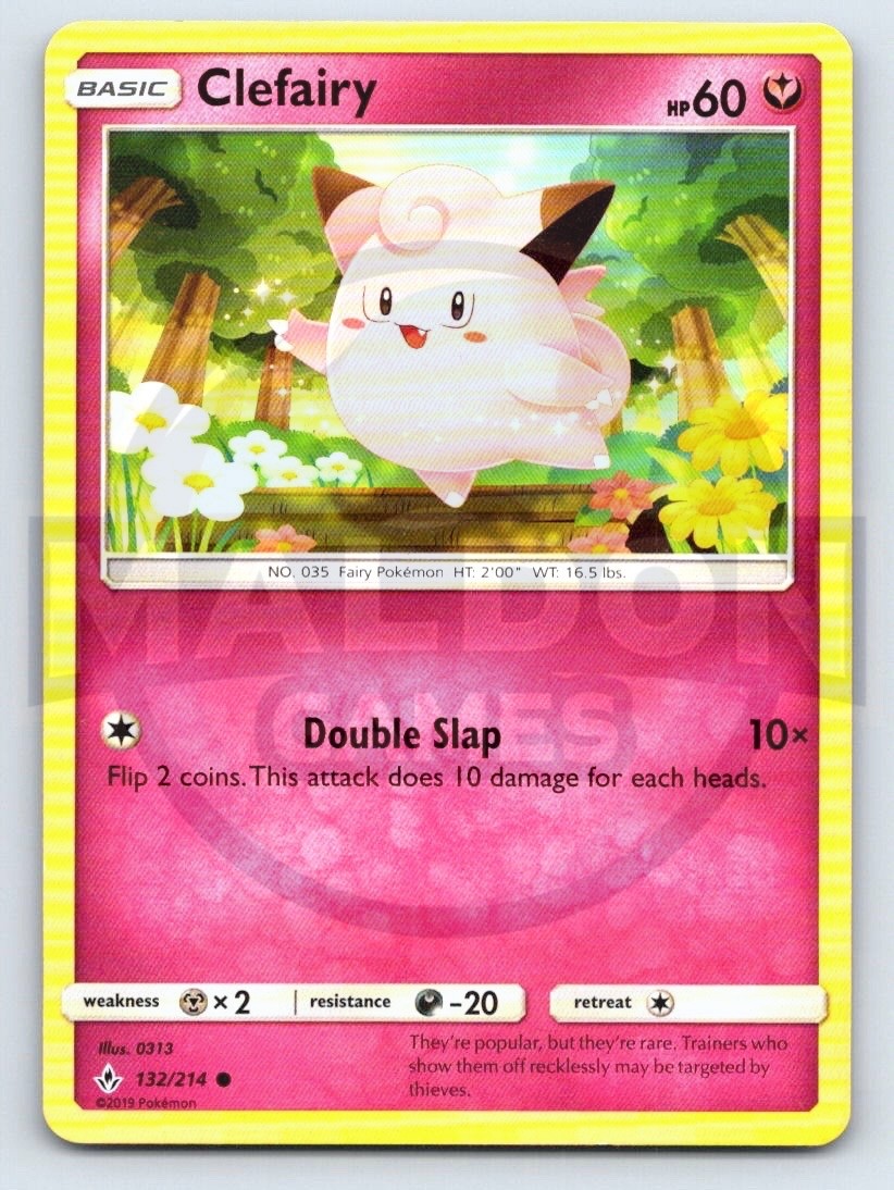Clefairy 132/214 Unbroken Bonds LP 2019 0313 Clefairy 132/214 Unbroken Bonds LP 2019 0313