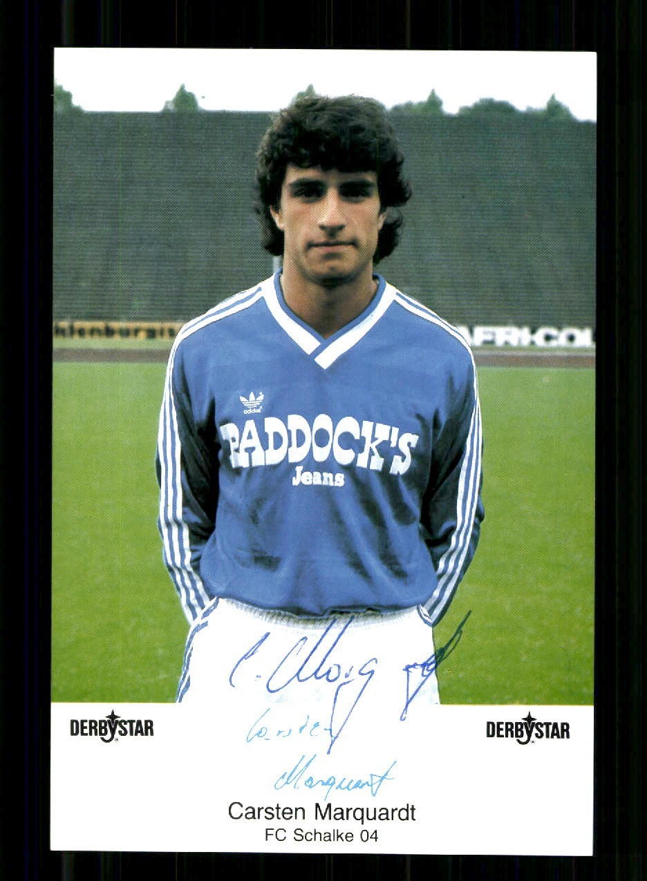 Carsten Marquardt autograph card FC Schalke 04 1985-86 original signed Carsten Marquardt autograph card FC Schalke 04 1985-86 original signed