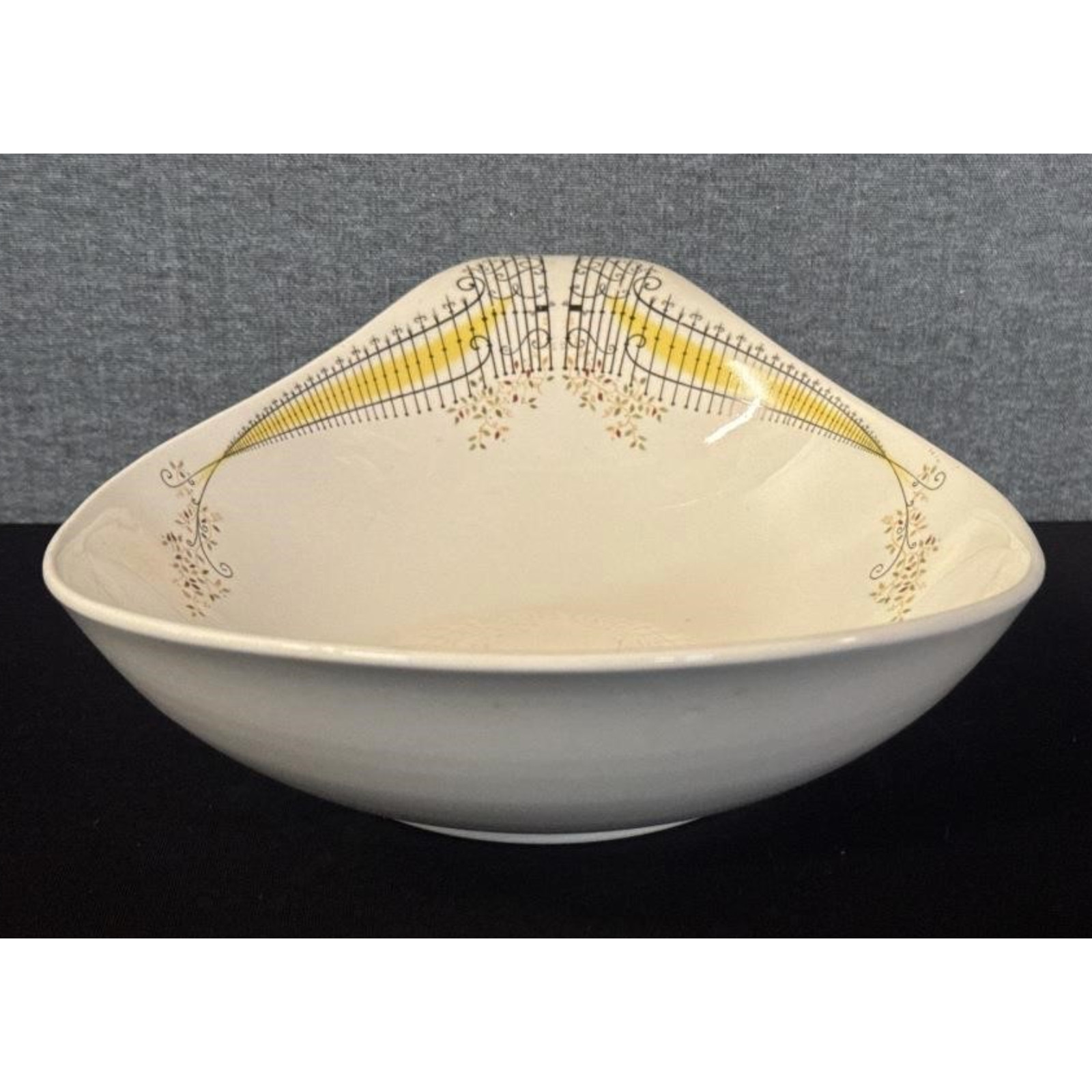 Hall China Eva Zeisel Hallcraft, Buckingham Pattern Oval Serving Dish 12