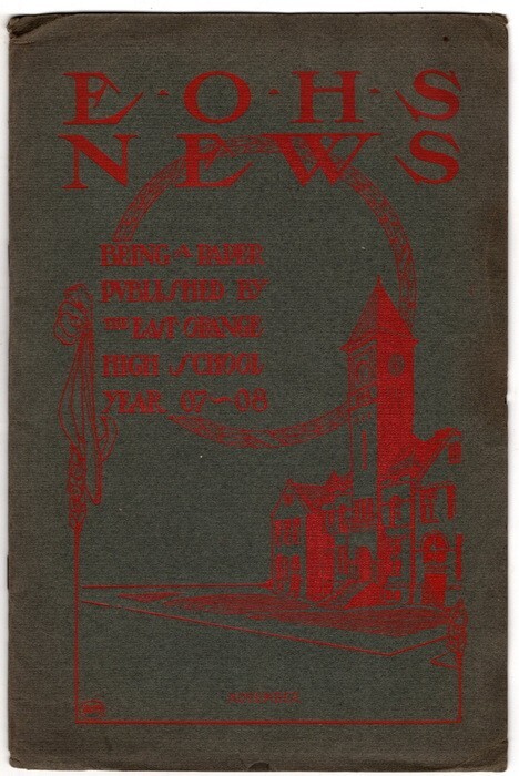 E-O-H-S News, November 1907, by the East Orange High School, Vol IX No. 2
