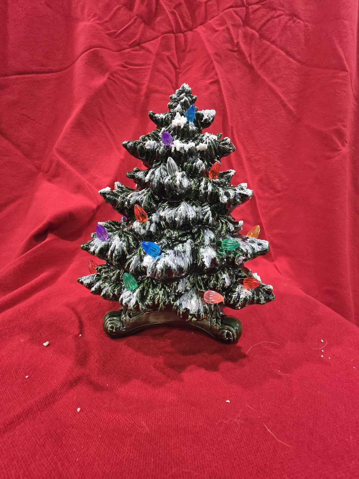 Vintage Ceramic frazier fir Christmas Tree, 8.5 Vintage Ceramic frazier fir Christmas Tree, 8.5