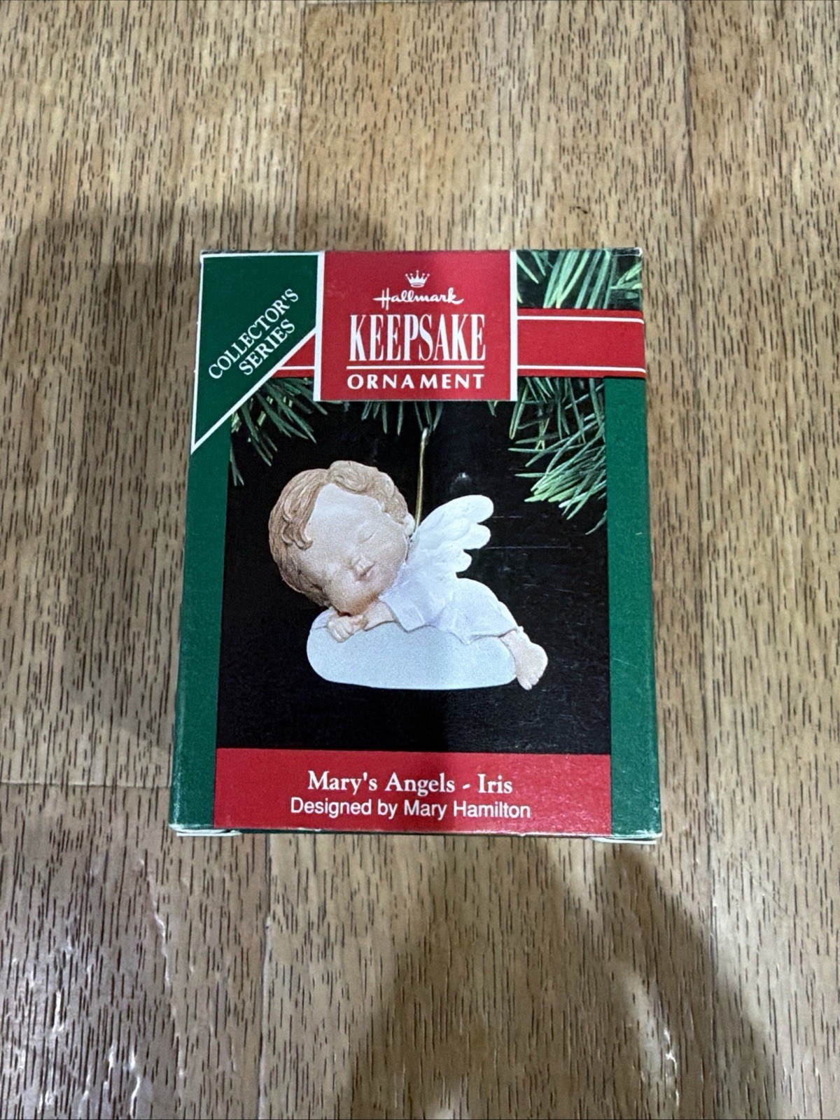 Hallmark Mary\'s Angels Iris 1991 Keepsake Ornament #4 in Series