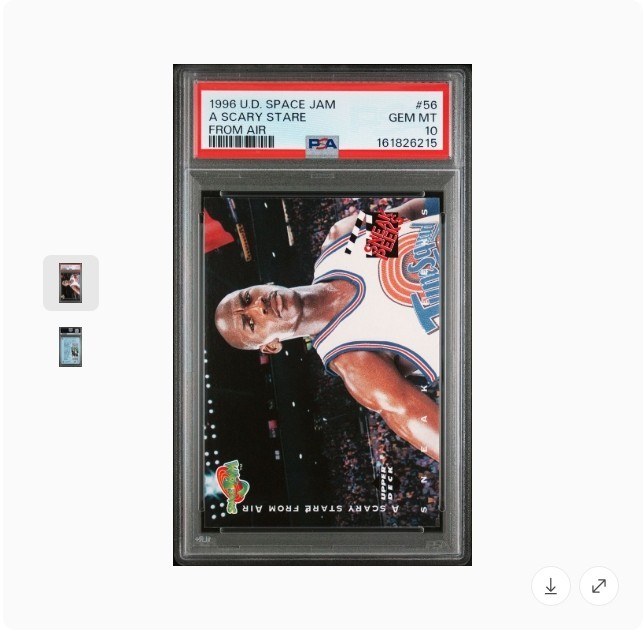 Space Jam Michael Jordan MINT 1996 Upper Deck #56 Sneak Peeks PSA 10 Space Jam Michael Jordan MINT 1996 Upper Deck #56 Sneak Peeks PSA 10