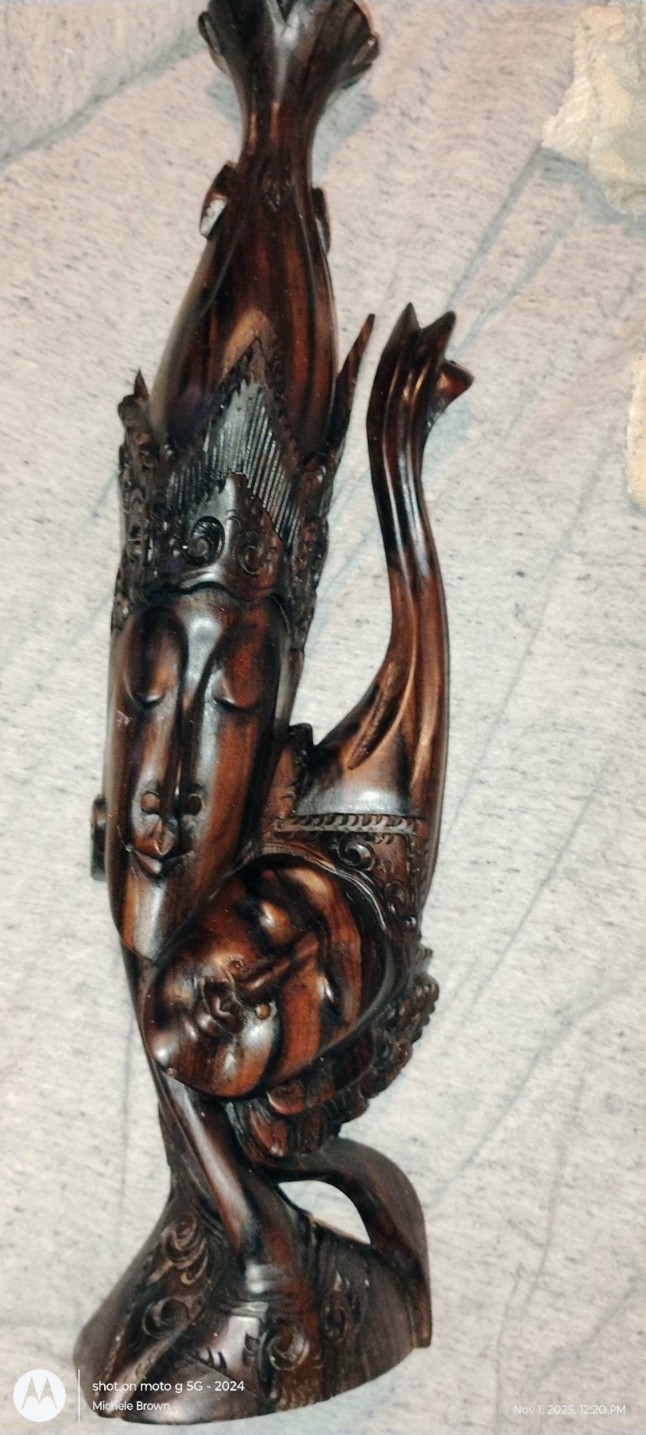 Vintage / Bali Ramayana / Rama & Sita / Hindu Statue / Rare