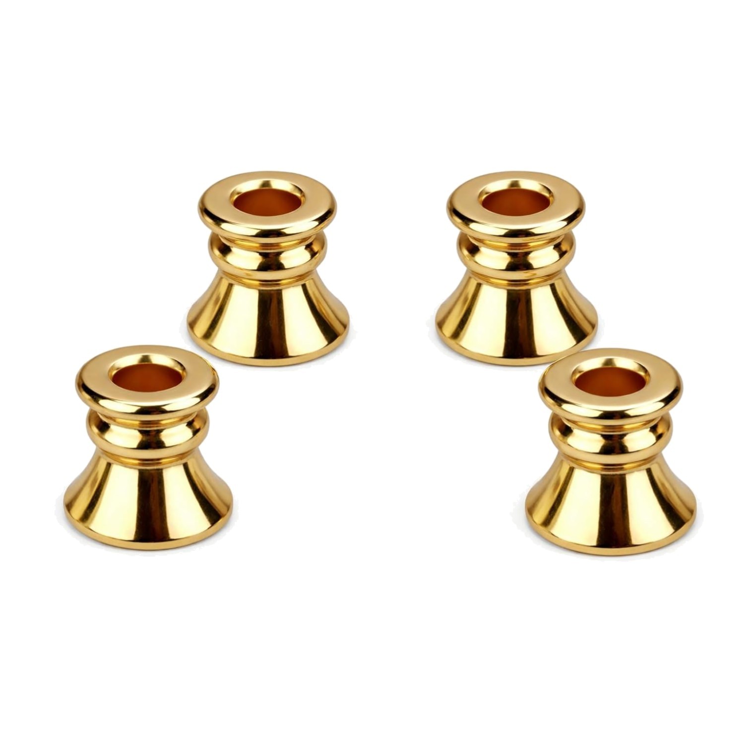 FESS Brass-Plated Cigarette Snuffer Set of 4 – Smoke-Free, Odor-Control Tool