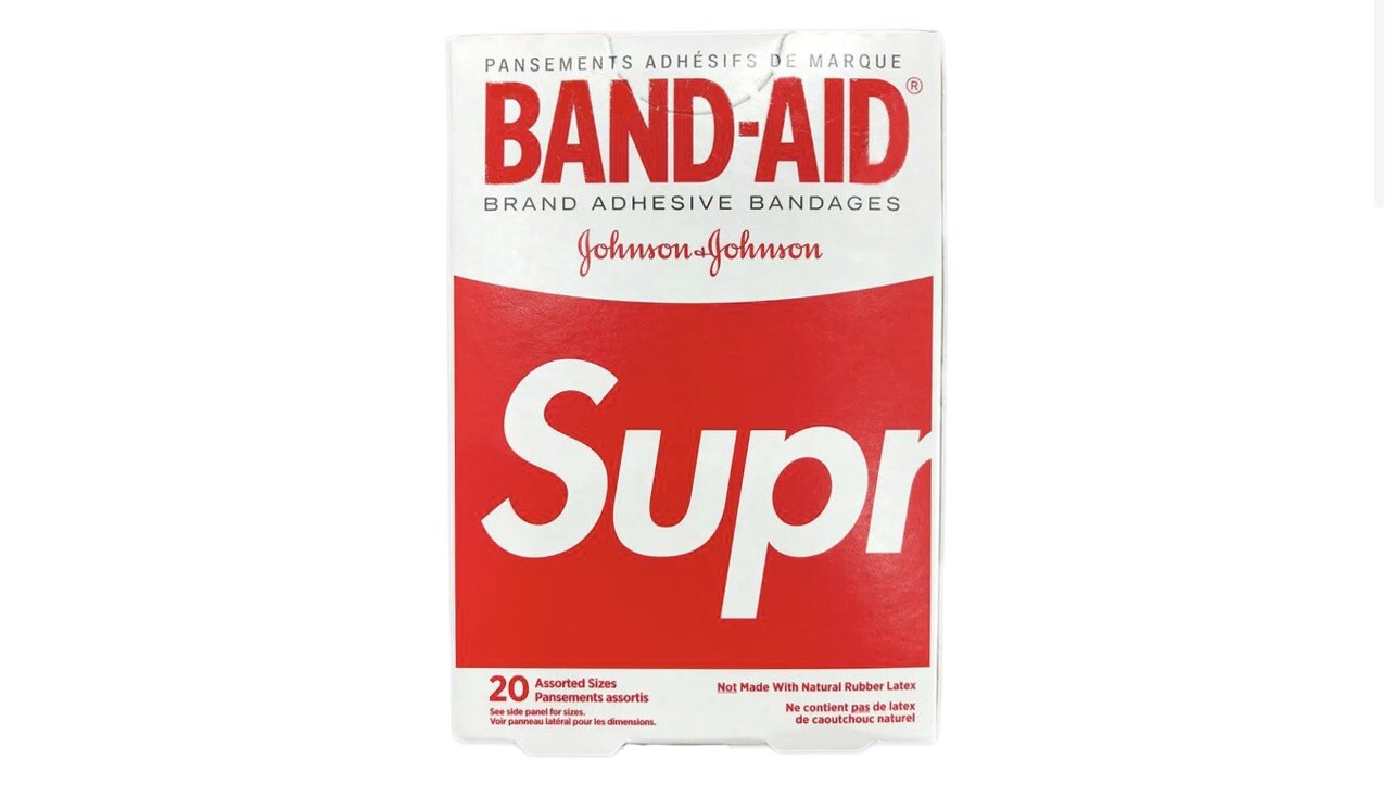 Supreme x Band Aid Adhesive Bandages (Box of 20) *FREE SHIP*