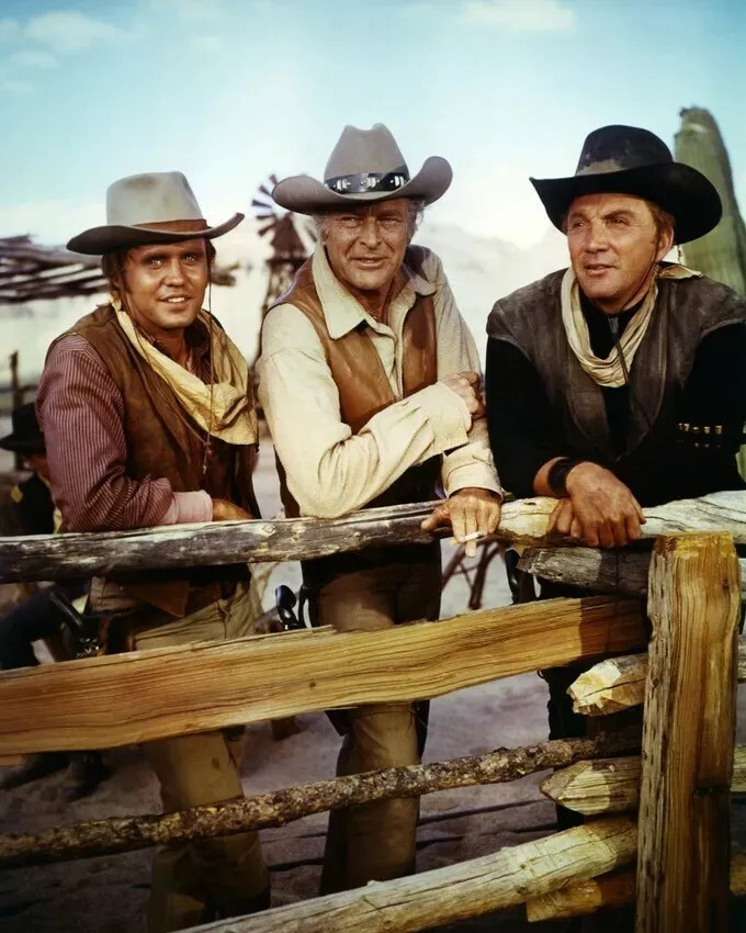 The High Chaparral Leif Erickson Cameron Mitchell Mark Slade 4x6 Picture Celeb